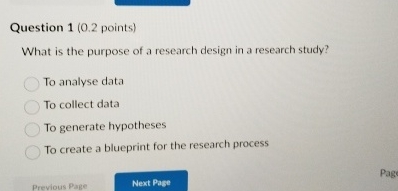 Question 1 ( 0 . 2 points ) What is the purpose