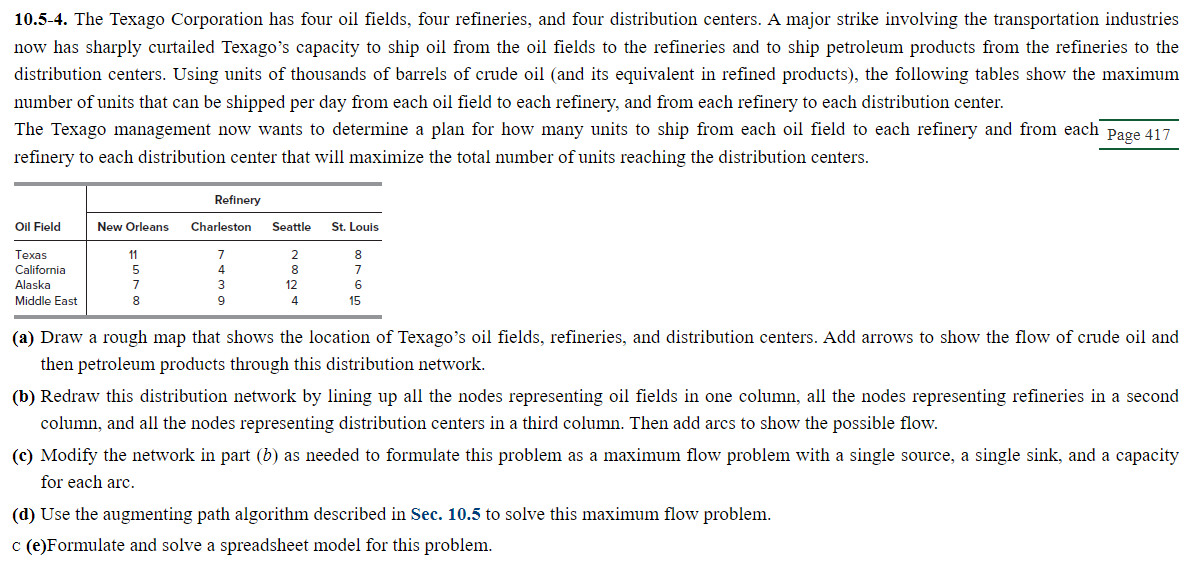 ***Only need part (d) of the question, please use