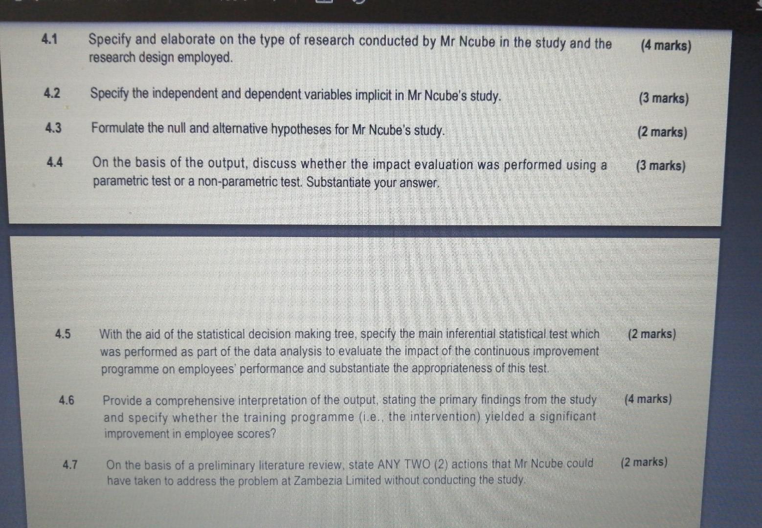 Respondent # Pre-training score Post-training1