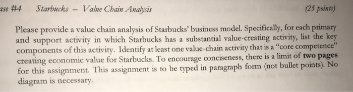 zse #4 Starbucks - Value Chain Analysis (25