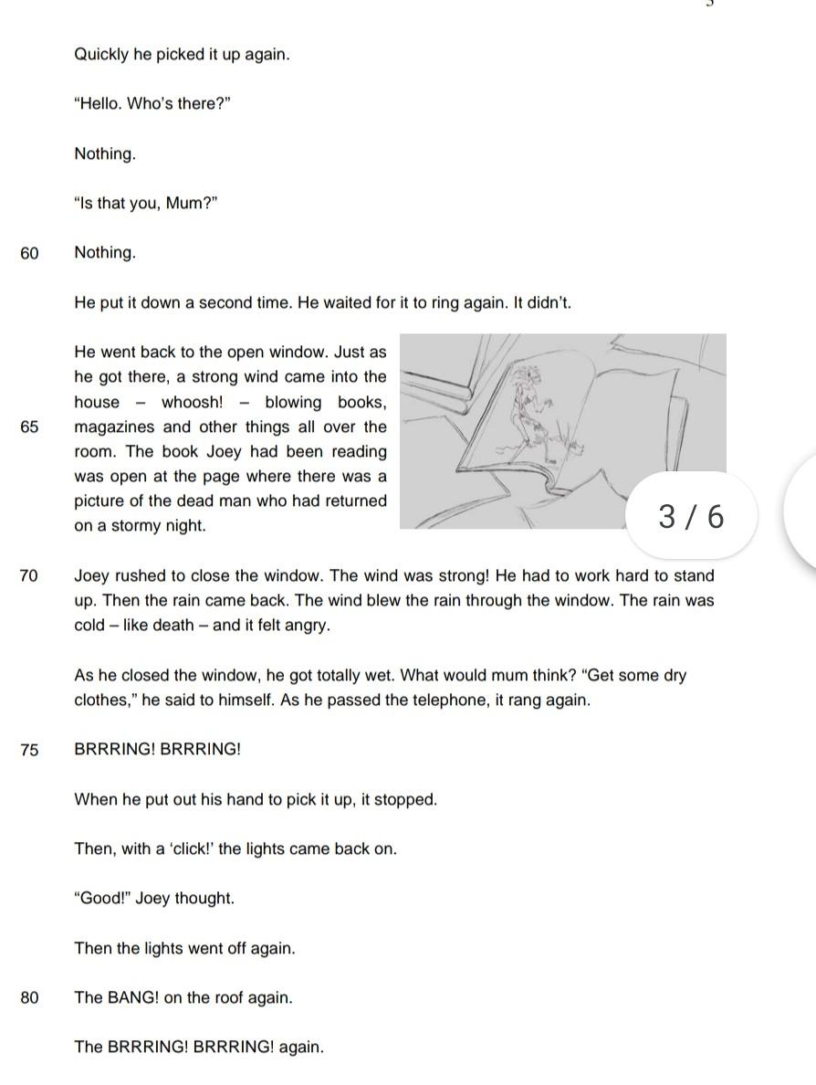 Read the story in class time and Convert the