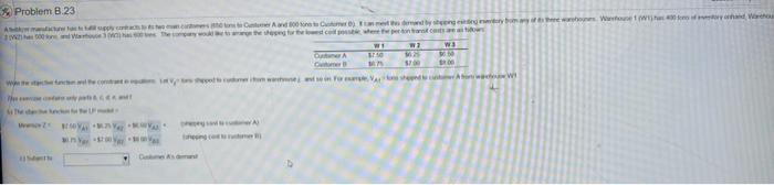 show all work Problem B.23 Awesome And on the