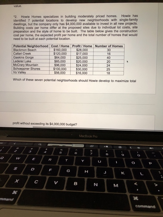 Question 2. Can you please attach the excel file