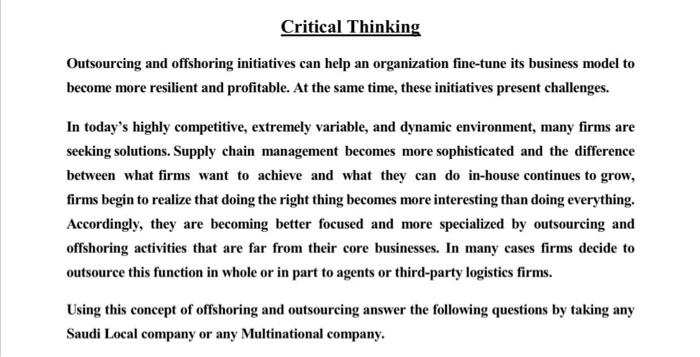 5. Assess the reasons for using third party