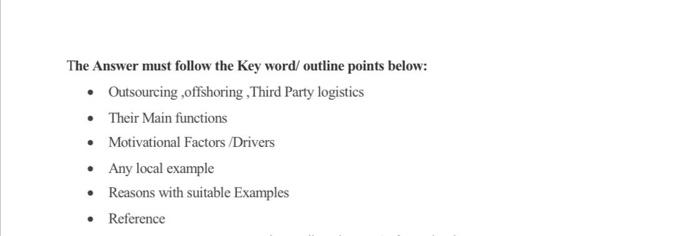 5. Assess the reasons for using third party
