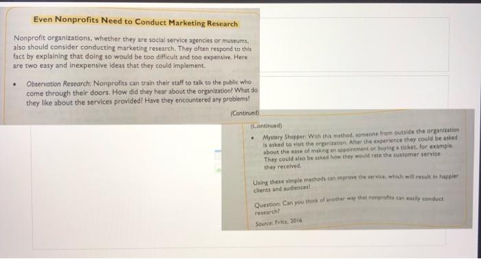 Even Nonprofits Need to Conduct Marketing