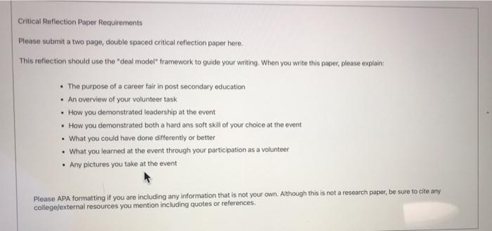 leadership and management Critical Reflection