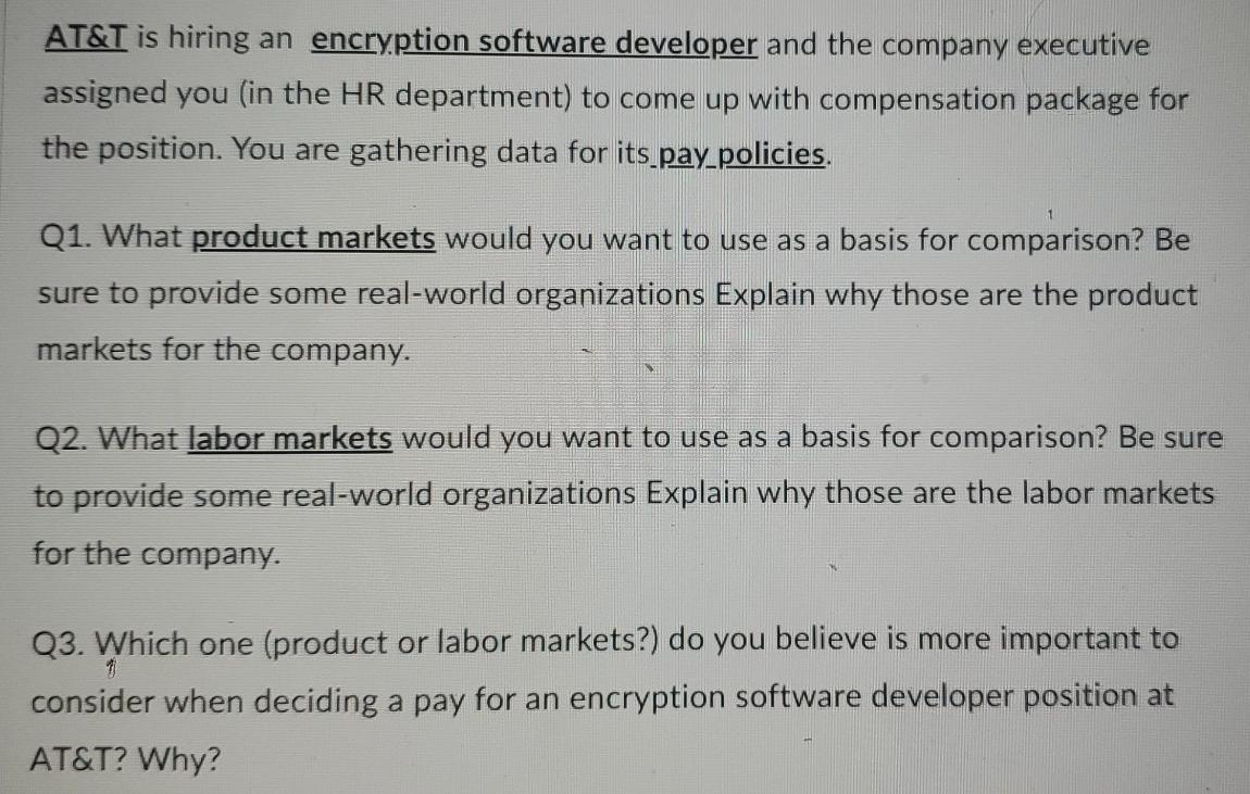 AT&T is hiring an encryption software developer