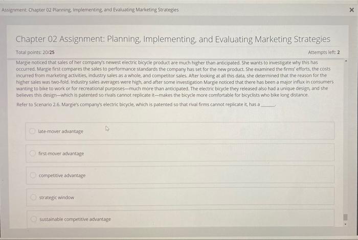 Assignment: Chapter 02 Planning Implementing and