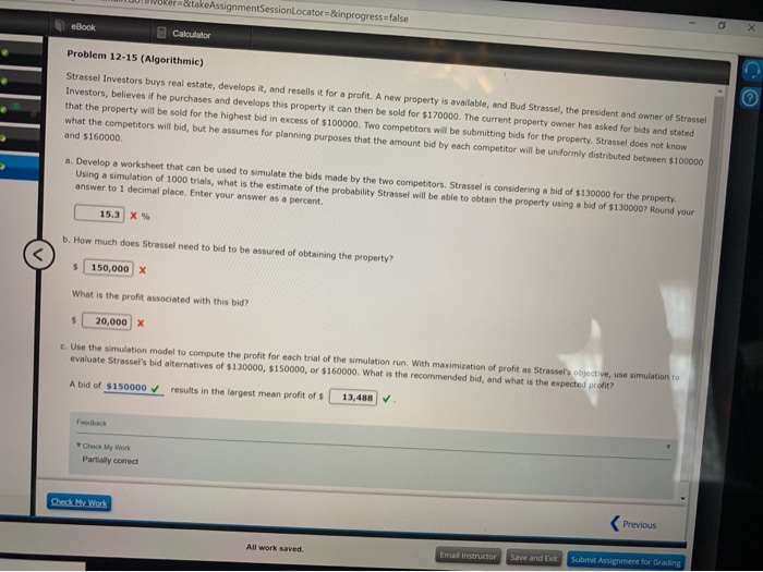 problem 12-15 AssignmentSessionLocator