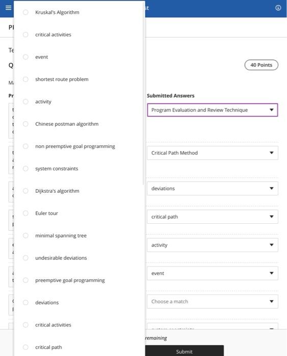 matching type complete answers please asap