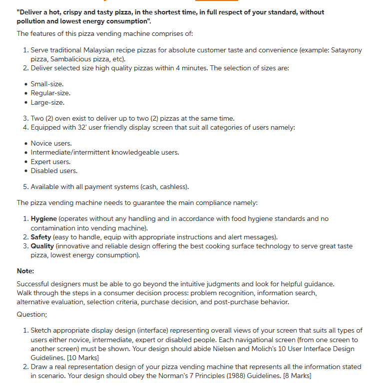 "Deliver a hot, crispy and tasty pizza, in the