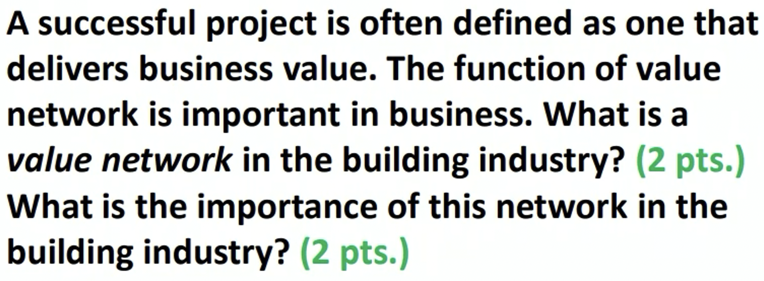 A successful project is often defined as one that