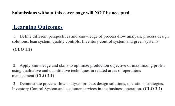 To consider these five S, write an 'Article'