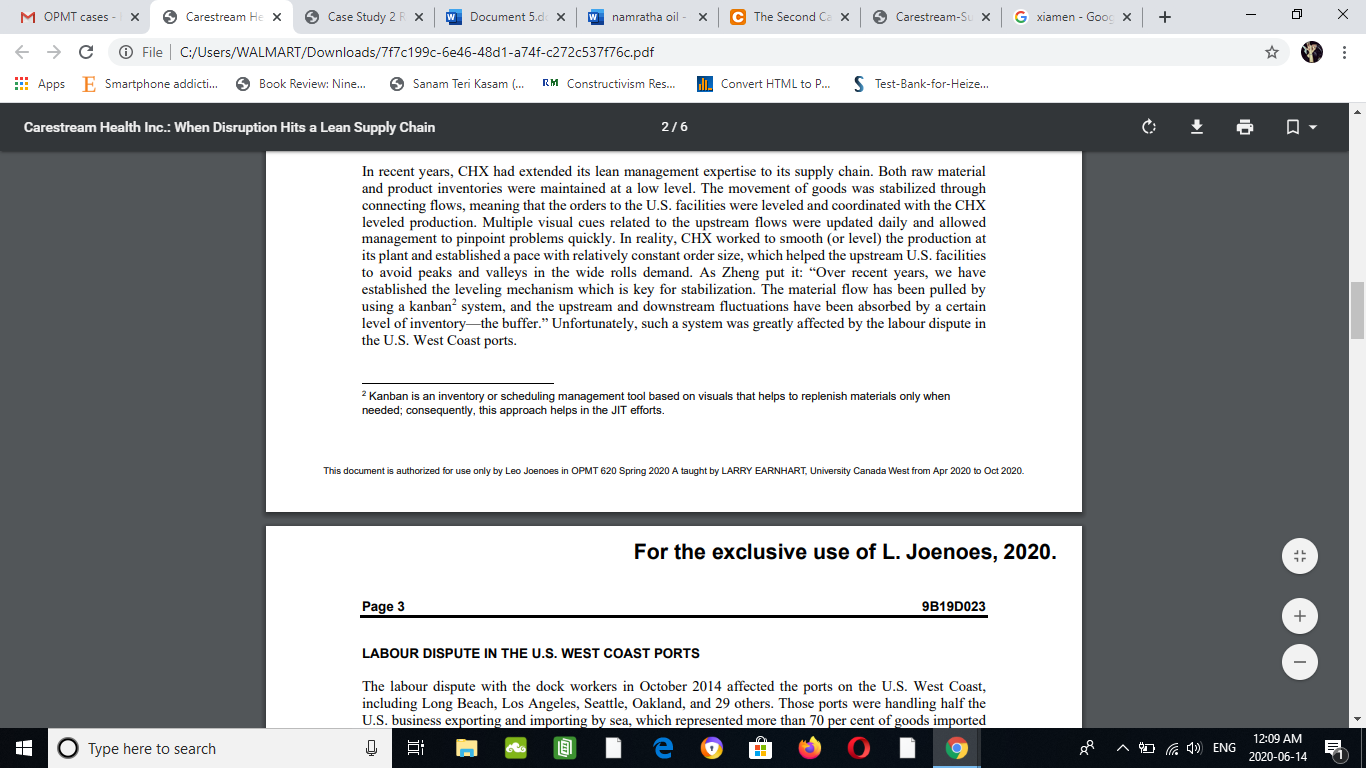 The second Case Study is based on Carestream