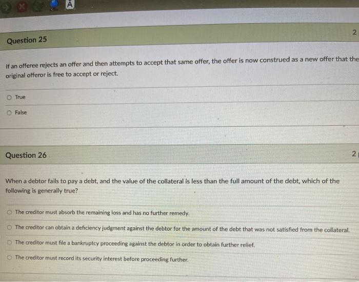 please answer all the correct answers. 2 Question