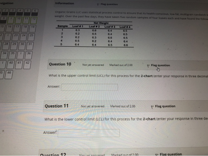 organic grains llc uses statistical process