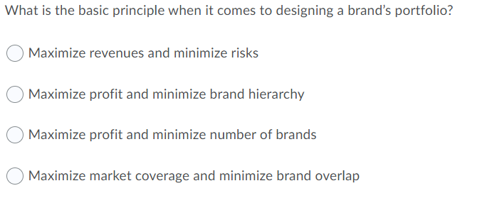 What is the basic principle when it comes to