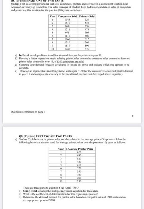 please solve all parts with excel excel is