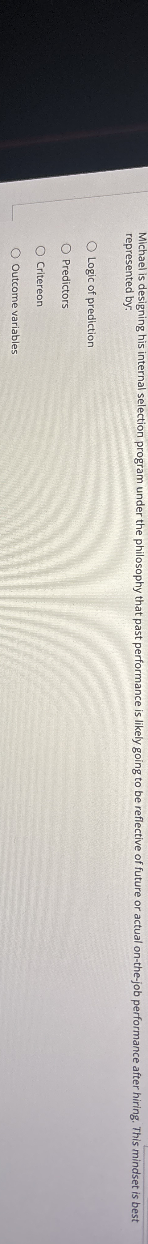 AnswerAs a mid - level manager, Eliza is in