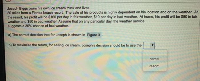 Joseph Biggs owns his own ice cream truck and