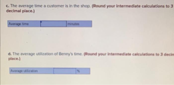 Benny the Barber owns a one chair shop. At barber