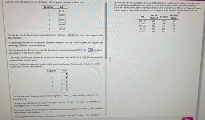 Unge Forst come first served) Section retor