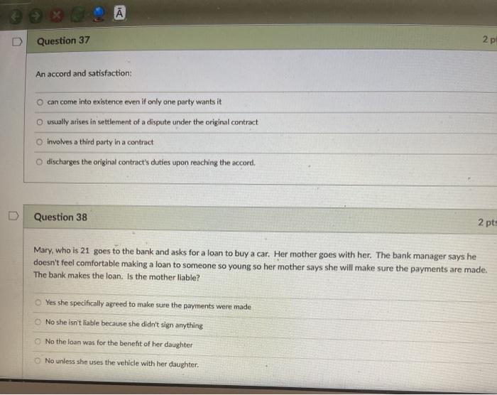 2 pts Question 35 An outdoor clothing store