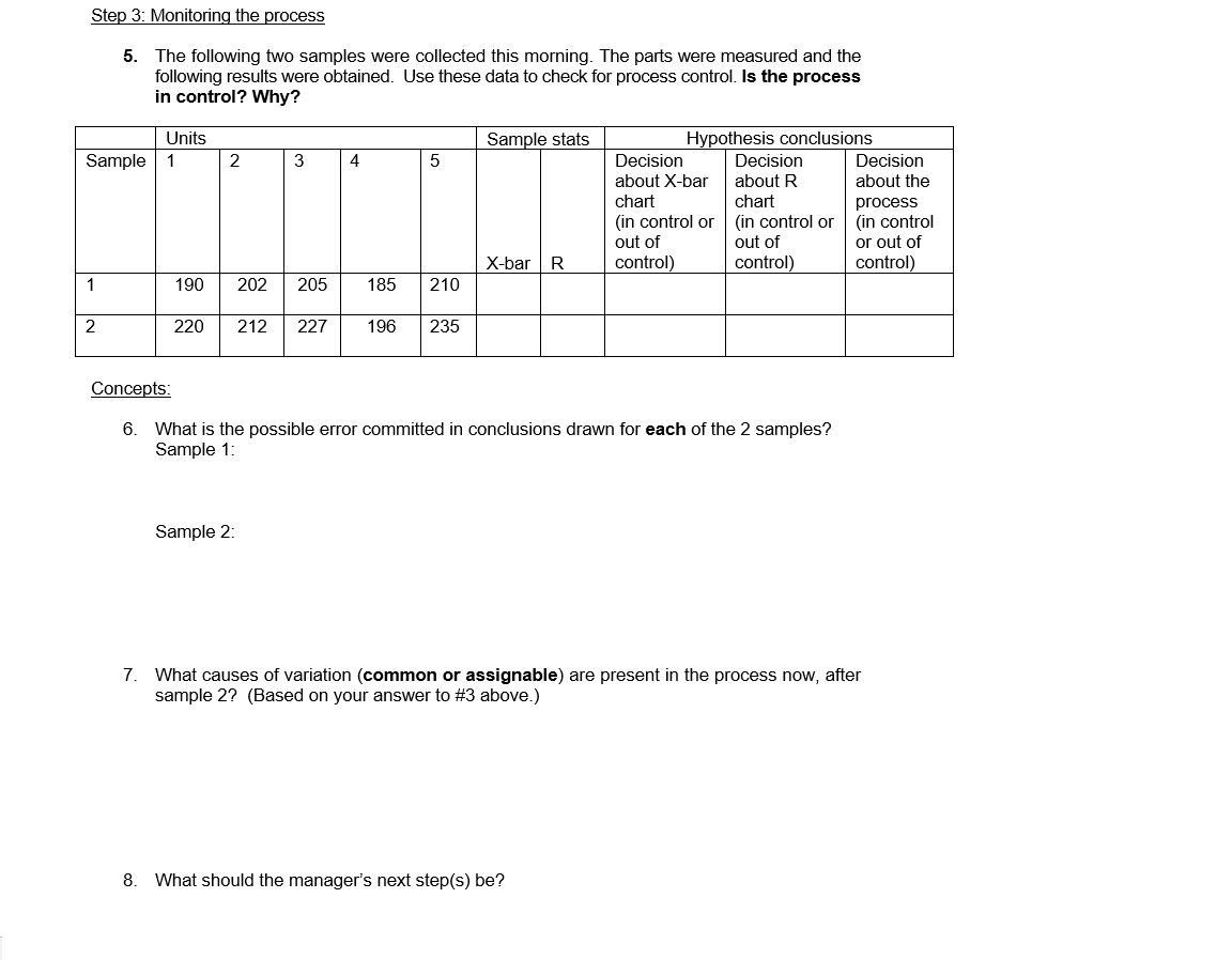 Note need only questions # 6,7,8 Note need only