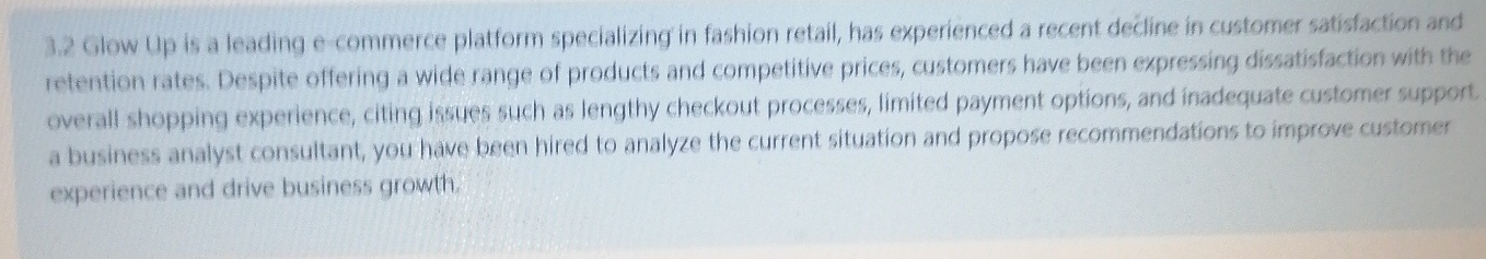 3 . 2 Glow up is a leading e commerce platform