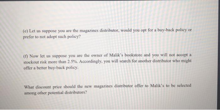 Problem 2: Every time I pass by Malik's