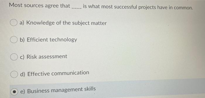When using a Profile model of project selection,