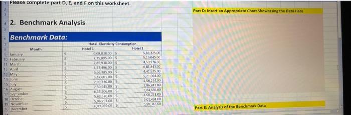 1 Please complete part D, E, and Fon this