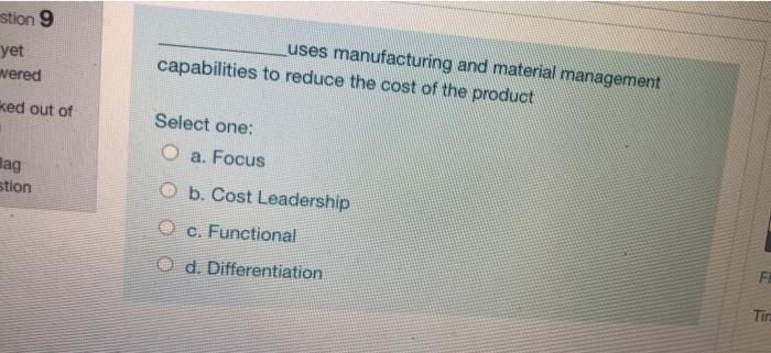 stion 9 yet wered uses manufacturing and material
