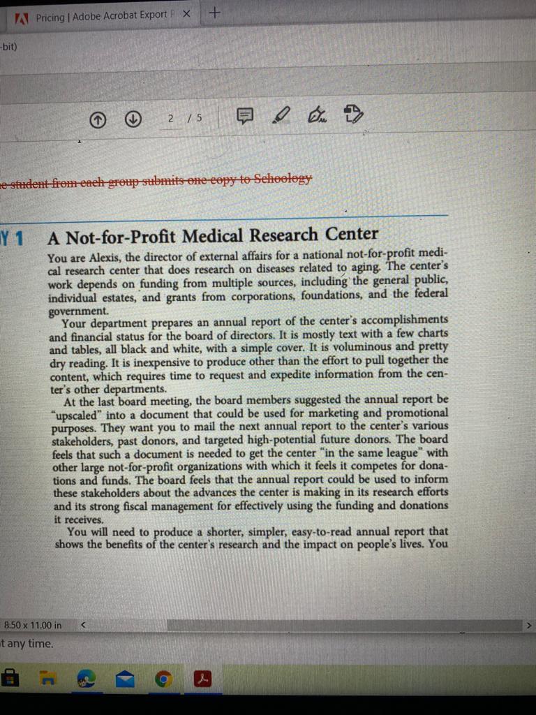 1. Develop an estimated duration for each