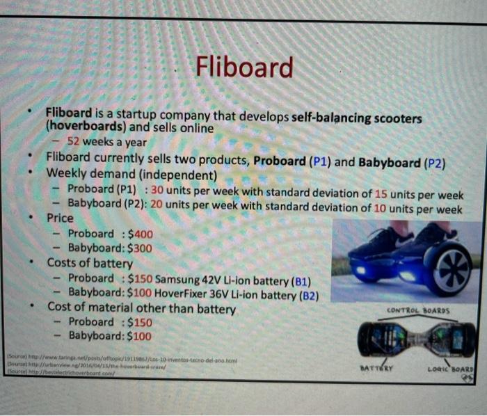 use the first two slides with the given