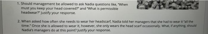 please read case then answer the 2 questions Case