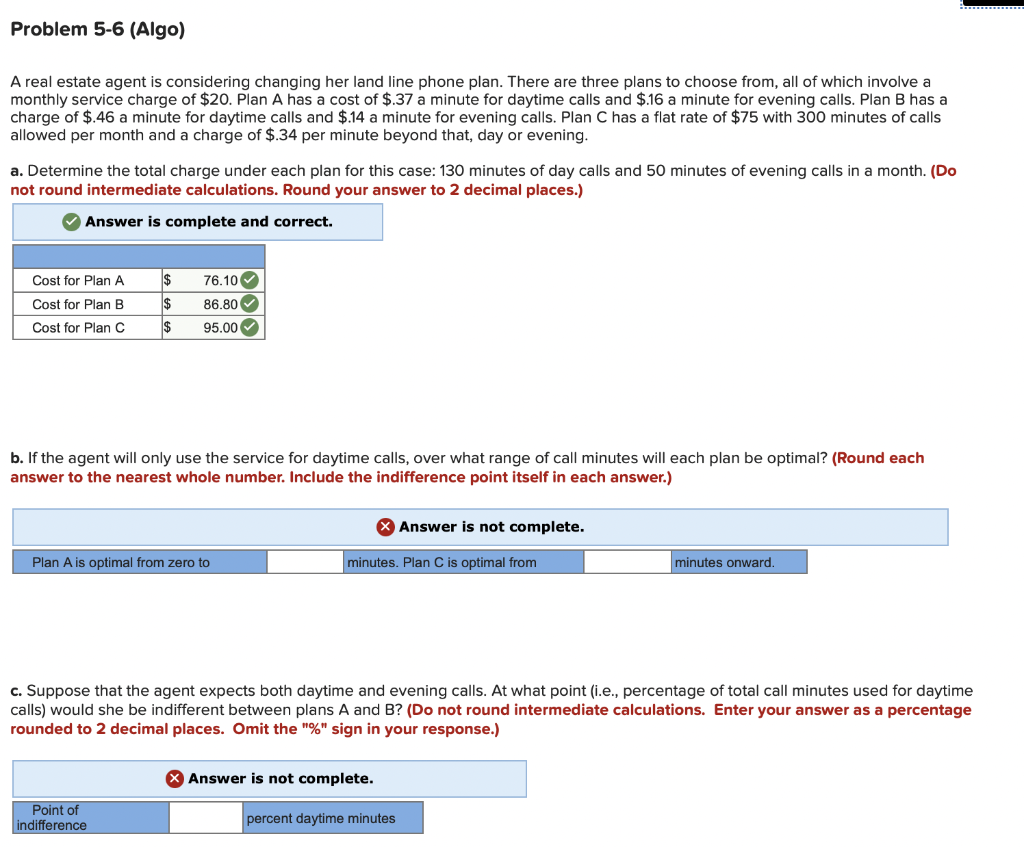 I did problem A which is correct, just need help