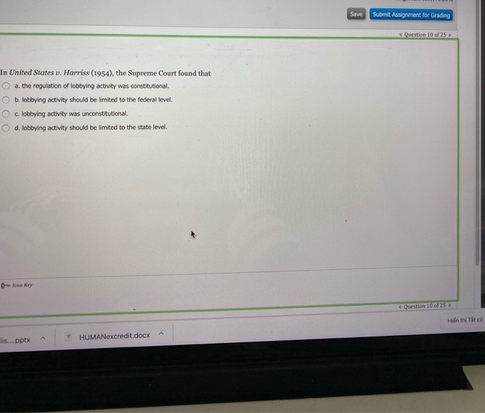 Save Submit Assignment for Grading Question 10 of