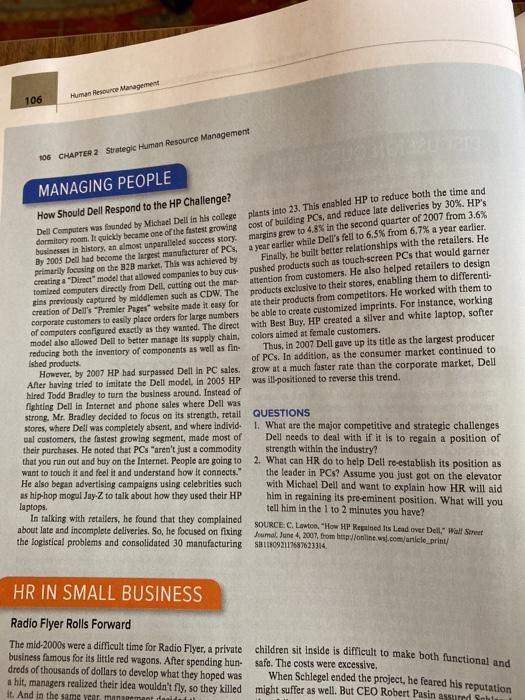 please read the case and answer questions 1-2.