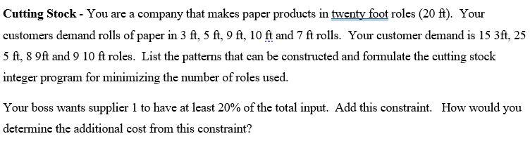if you are solving with excel please type the