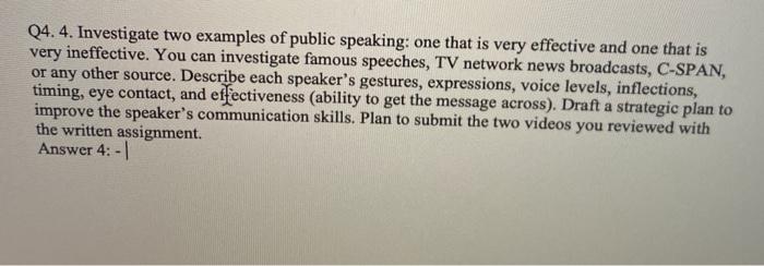 Q4.4. Investigate two examples of public