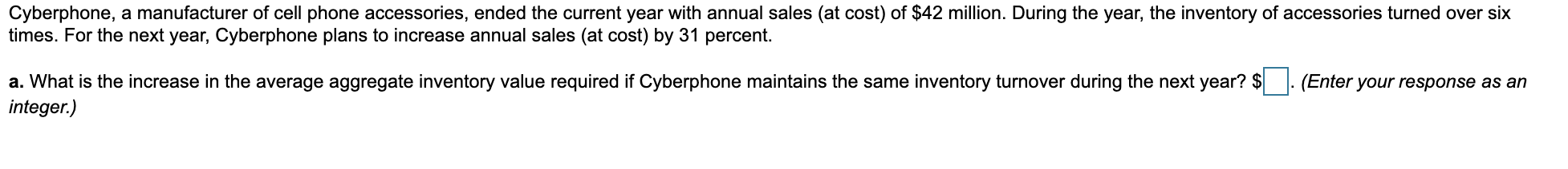 Cyberphone, a manufacturer of cell phone