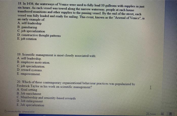 18 In 1436, the waterways of Venice were used to