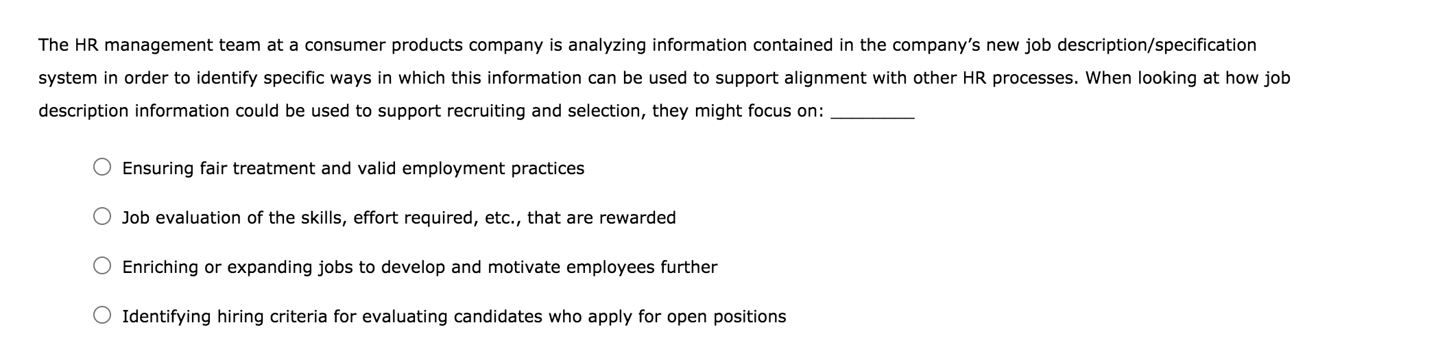 Select the best answer to complete the following