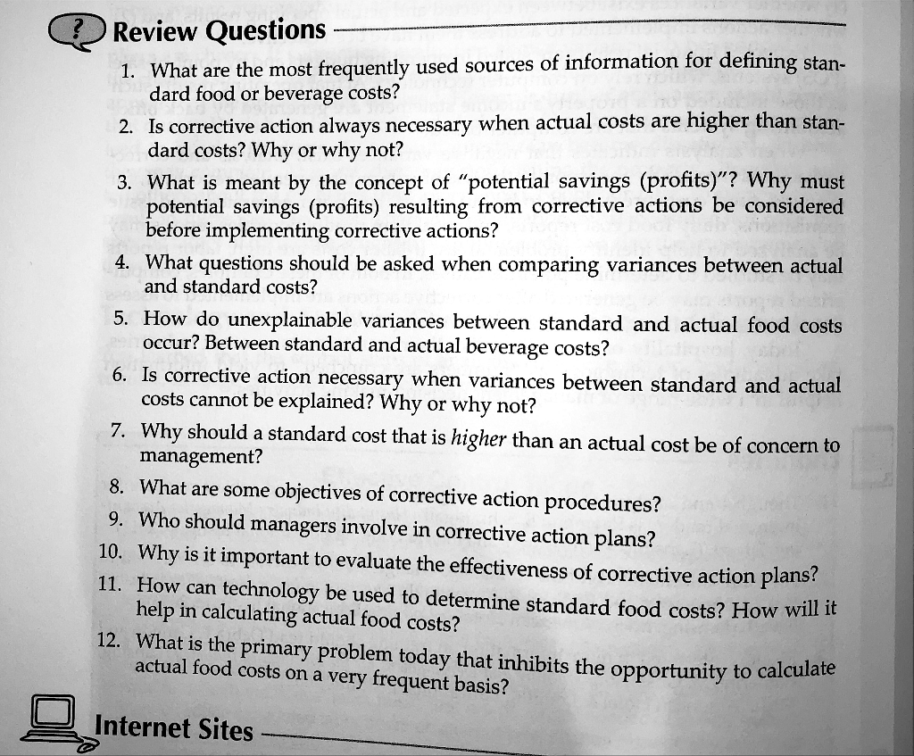 Answer the following review questions problems 2,