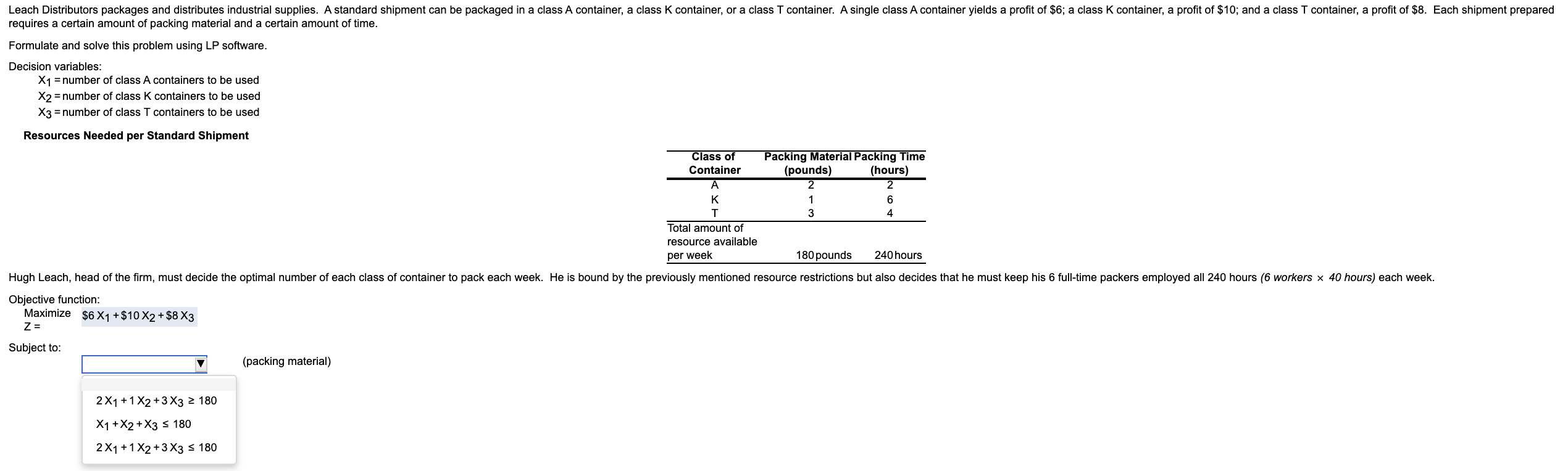 Leach Distributors packages and distributes