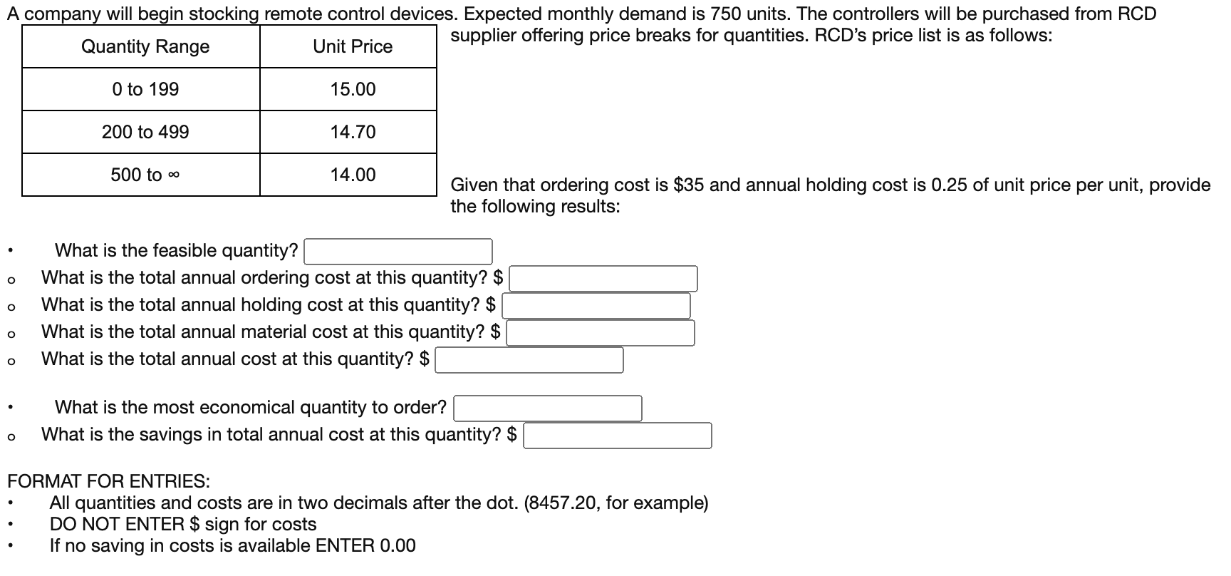 A company will begin stocking remote control