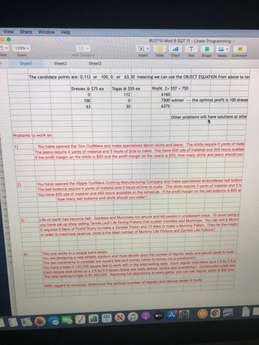 View Share Window Help 125% Zoom BU2110 Mod 6 SOT