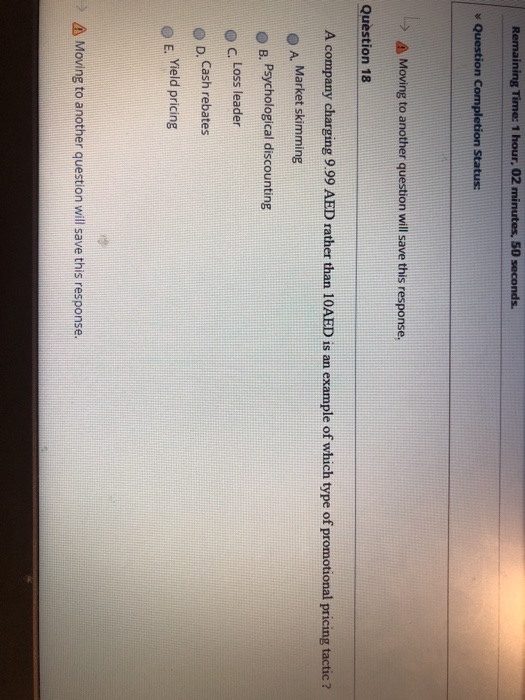 Remaining Time: 1 hour, 02 minutes, 50 seconds.